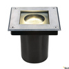 DASAR 70, lampa podłogowa wpuszczana outdoor, QPAR51, IP67, kwadratowa, stal nierdzewna 304, maks. 35W (229374) - SLV