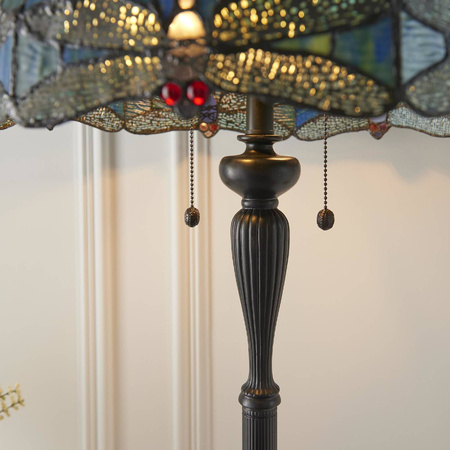 Lampa Podłogowa Dragonfly blue (64069) Tiffany