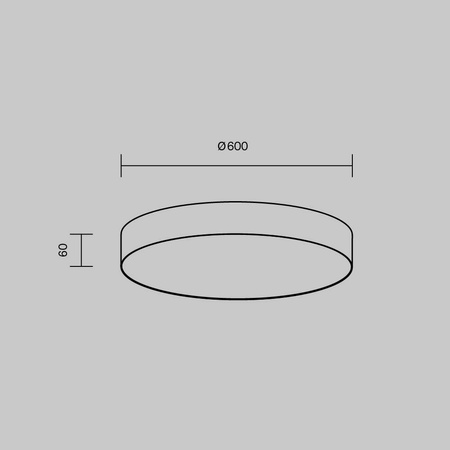 Lampa sufitowa Zon (C032CL-90W3K-RD-W) - Maytoni