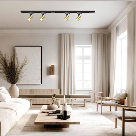 Zestaw Volf Track Złoty 4xGU10 1,5m (ML0686) - Milagro