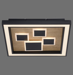 ELIZA LAMPA SUFITOWA DREWNO/CZARNY (6283-79) - Paul Neuhaus