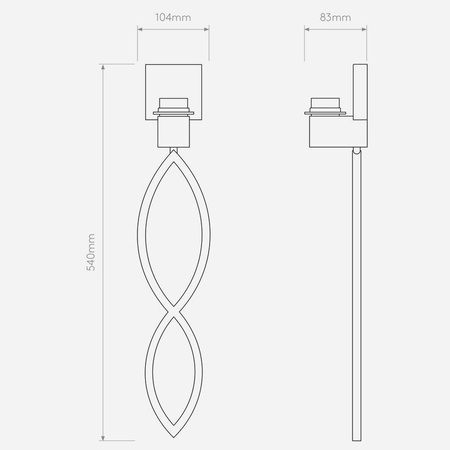 Kinkiet Caserta Brąz (1349010) - Astro Lighting