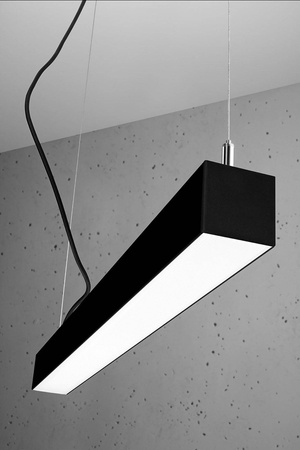 Lampa wisząca PINNE 200 czarna 4000K (TH.232) - Thoro Lighting