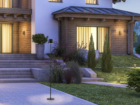 EURIA LAMPA PODŁOGOWA/ZEWNĘTRZNA CZARNY (19252-18) - Paul Neuhaus