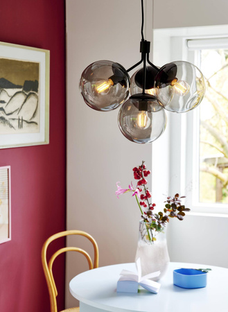 Lampa wisząca IVONA 4 czarna (2112153003) - Nordlux