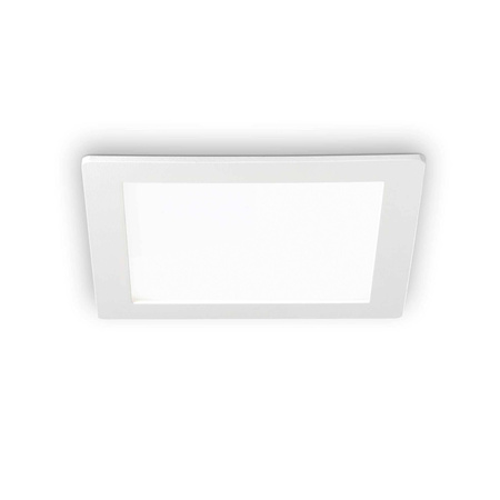 Plafon GROOVE FI1 10W SQUARE kol. biały (123981) Ideal Lux