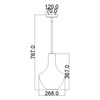 Lampa wisząca  Everly (KL-EVERLY-P-S-OZ) - Elstead Lighting