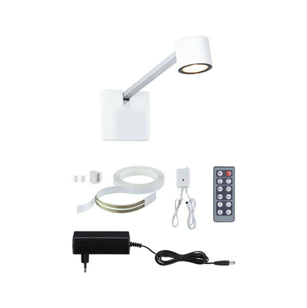 Kinkiet ADELIA LED zestaw 370lm 2700K 24V 4.5W szczotkowane aluminium (PL95576) - PAULMANN