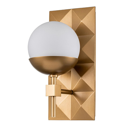 Kinkiet Deco - 1 źródło światła - Lakierowane złoto (QN-DECO-1WB-AB-O) - Quintiesse