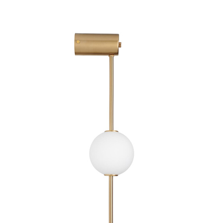 Kinkiet ze szklanymi kloszami BERRY LED złoty biały 103 cm (ST-DL-8541 WALL) - Step into Design