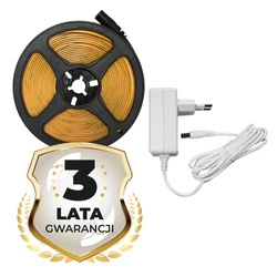 Zestaw Taśma COB 320/m 3000K IP20 5m + Zasilacz (EKZ629) - Eko-Light