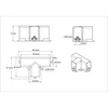 Łącznik T mechaniczny do oświetlenia modułowego Geometric System New (LP-0209 łącznik T empty) - Light Prestige
