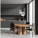 PENDANT LED LIGHT 12W 3000K BLACK-SMOKED GLASS (23214 Zambelis) - Zambelis