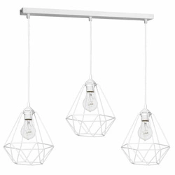 Lampa wisząca BASKET WHITE 3xE27 (MLP7213) - Milagro
