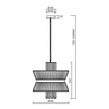 Żyrandol AURELIA CHROME 12xE14 (ML0406) - Milagro