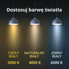 Lampa wisząca IBROS duża CCT IP20 czarna (LP-7001/1P 20 BK-93 24 CCT) - Light Prestige