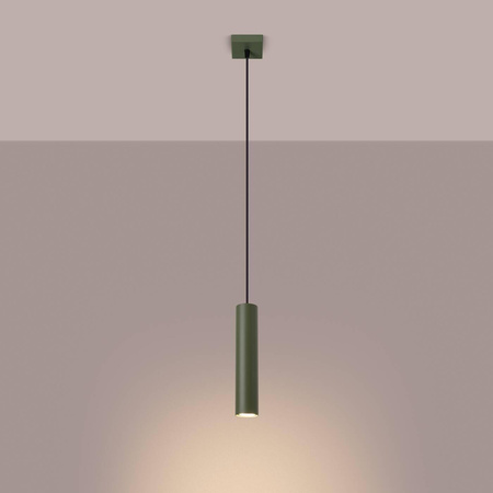 Lampa wisząca LAGOS 1 zielona oliwka (SL.1484) - Sollux Lighting