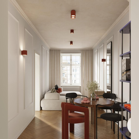 Kinkiet AURA ochra czerwona G9 (SL.1801) - Sollux Lighting