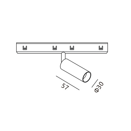 MAXLIGHT N0001Z reflektor MICRO11 5W Czarny 2700-5000K Zigbee