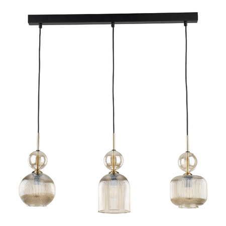 SOPHIA COGNAC LAMPA WISZĄCA 3XE14 (11042) - TK Lighting