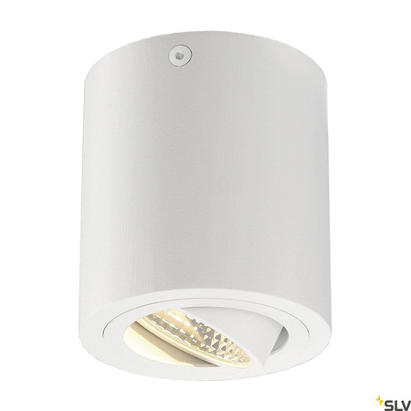 TRILEDO ROUND CL, lampa sufitowa, LED, 3000K, okrągła, biała, 38°, 8,2W, z zasilaczem (113931) - SLV