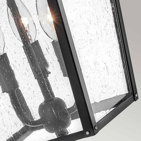 Kinkiet zewnętrzny Huntersfield (HK-HUNTERSFIELD2-L-BK) - Elstead Lighting