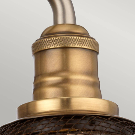 Kinkiet Rigby - 2 źródła światła - Antyczny nikiel/ Stary mosiądz (QN-RIGBY2-BATH-AN) - Quintiesse