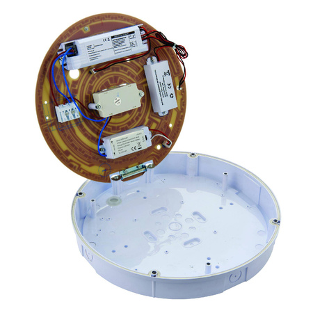 Plafon Forca CCT emergency and microwave IP65 18W (77902) - Saxby