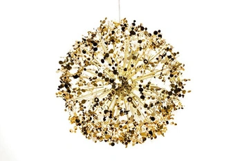 Efektowna biżuteryjna lampa wisząca MONETE 65 złota (MSE1501100580) - Moosee