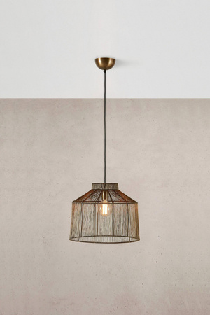 Lampa wisząca CAPANNA Pendant 1L Antique Brass (108667) Markslojd