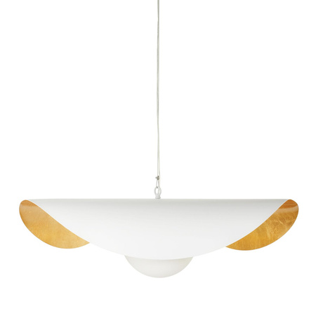 Lampa wisząca ENZO biało złota 80 cm (ST-F22020601-D80 white) - Step into Design