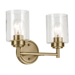 Kinkiet Winslow - 2 źródła światła - Naturalny mosiądz (KL-WINSLOW-2W-NBR) - Elstead Lighting
