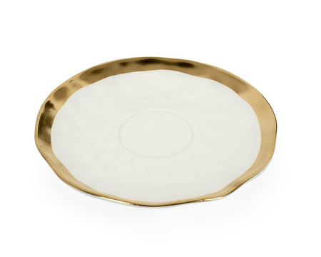 KARE filiżanka BELL  biało-złota (60503) - Kare Design