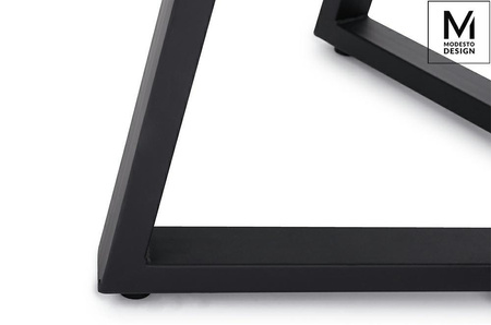 MODESTO stół TAVOLO FI 80 dąb - blat MDF, podstawa metalowa (B-15) - Modesto Design