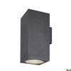 ENOLA SQUARE UP/DOWN L, lampa ścienna natynkowa LED outdoor, kolor antracytowy CCT 3000/4000K (1003438) - SLV