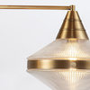 Lampa wyspowa Willard - 2 źródła światła - Vintage mosiądz (QN-WILLARD-LP2-VBS-PG) - Quintiesse