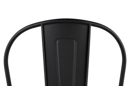 Krzesło barowe TOWER BIG BACK 76  (Paris) czarne (KH010100964) - King Home