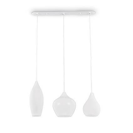 Lampa wisząca SOFT SP3 kol. biały (111858) Ideal Lux - żyrandol