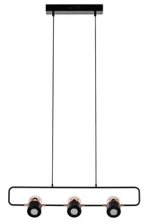 Lampa wisząca BLINK 3 czarna - LED (XCP7598-3 BLACK) - King Home
