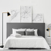 FLOOR LAMP E27 MAX 25W IRON BLACK -GOLD COLOR CLASS I ON OFF SWITCH (20216 Zambelis) - Zambelis