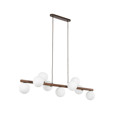 Lampa wisząca ESTERA WOOD ORZECH 9 PŁ (10273) - TK Lighting