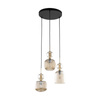 SOPHIA COGNAC LAMPA WISZACA 3XE14 (11041) - TK Lighting