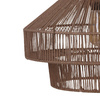 Lampa wisząca Boho jutowa 41x41x128cm (104666) - DIJK