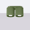 Plafon AURA 2 zielony oliwkowy GU10 (SL.1795) - Sollux Lighting