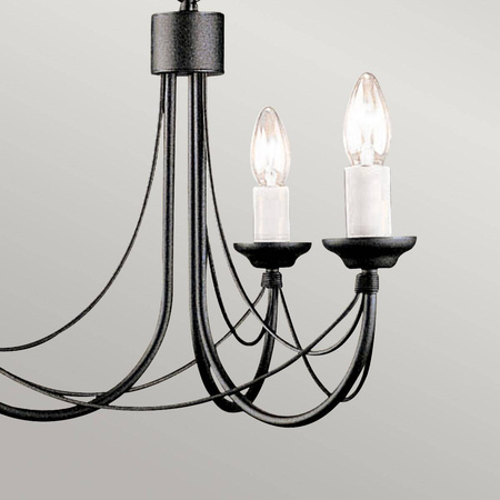 Żyrandol Carisbrooke (CB3-BLACK) - Elstead Lighting