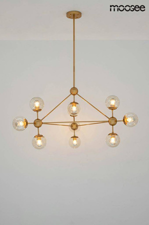 MOOSEE lampa wisząca ASTRIFERO 10 złota / bursztynowa (MSE010100182) - Moosee