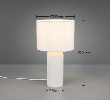 Lampa stołowa z abażurem BLAIR (R51811931) - RL