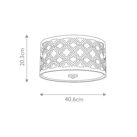 Plafon Arabella (GN-ARABELLA-F) - Elstead Lighting