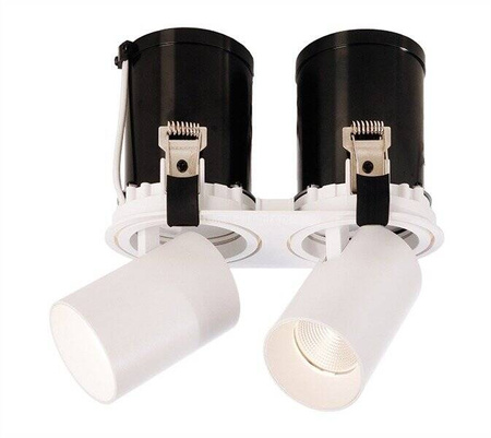 Lampa wpuszczana RIGEL MINI ROUND DOUBLE biała DEKOLIGHT (D565313)