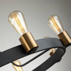 Lampa wisząca/ Półplafon Silas - 8 źródeł światła (QN-SILAS-8P-DZ) - Quintiesse